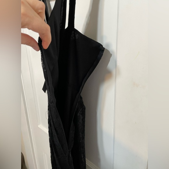 🌟 Worthington Black Lace & Gold Ombré Pleated Dress – Size 8 🌟 - Picture 5 of 9